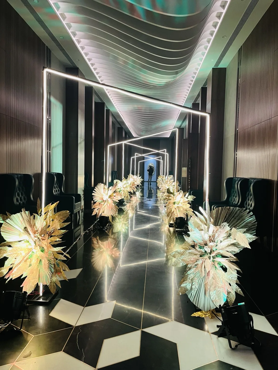 Luxury event entrance decoration in Nashik